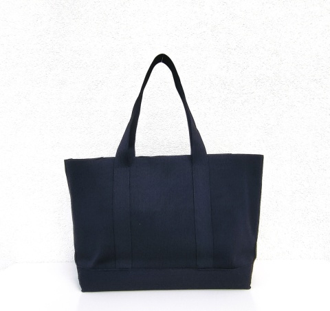 Lekka torba shopper do pracy na zakupy czarna