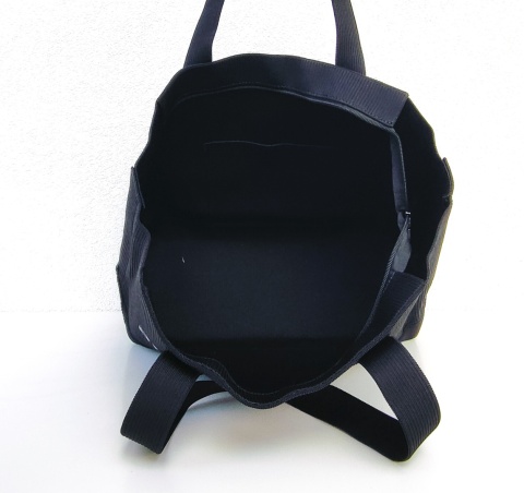Lekka torba shopper do pracy na zakupy czarna