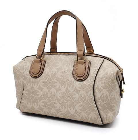 Kuferek crossbody GUANCHI torebka beżowa jasna