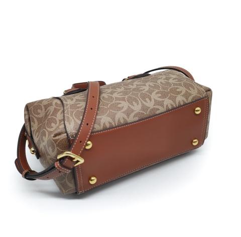 Kuferek crossbody GUANCHI torebka brązowa