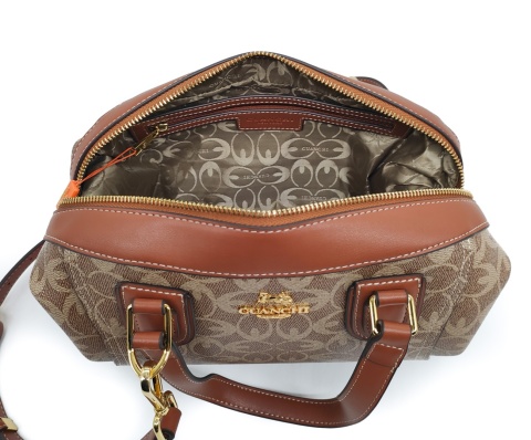 Kuferek crossbody GUANCHI torebka brązowa
