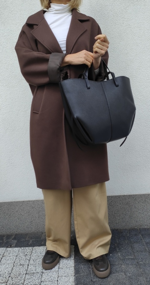 Torebka shopper czarna