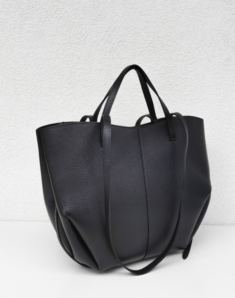 Torebka shopper czarna