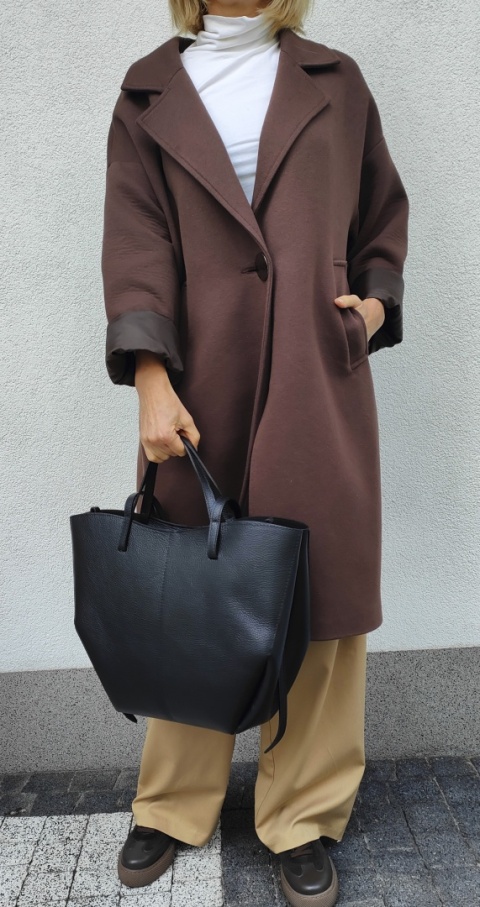 Torebka shopper czarna