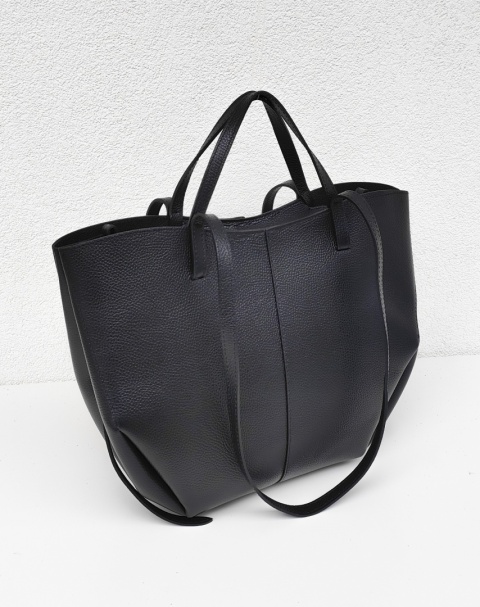 Torebka shopper czarna