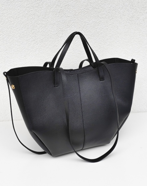 Torebka shopper czarna