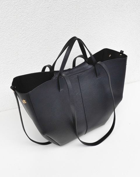 Torebka shopper czarna