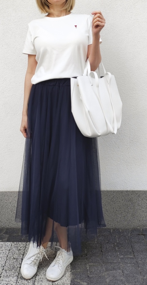 Torebka shopper skóra naturalna biała